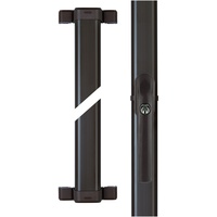 ABUS Fenster-Stangenschloss FOS550A AL0145 - Zusatzsicherung mit Alarm Braun