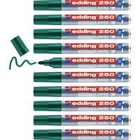 Edding 250 nachfüllbar 1,5-3mm grün Packung mit 10 Stück