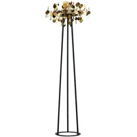 LUCANDE Glimmo LED Stehleuchte Brass