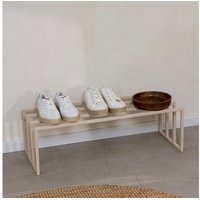 Metallbude Schuhregal Bovi Stahl Cashew