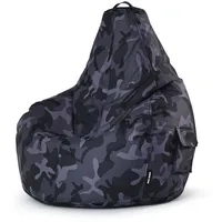 Green Bean Sitzsack Mehrfarbig, Textil, Füllung: Styroporkugeln, Oval, 70x90x80