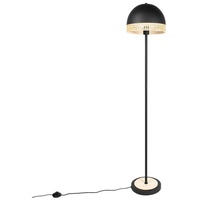 LINDBY Lonnaris Stehleuchte Black/Nature (10009199)