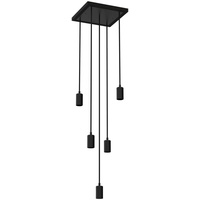 Segula Madox Square 5X Wave Hängelampe schwarz E27