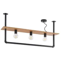 LINDBY Kirista, 3 Deckenleuchte Wood