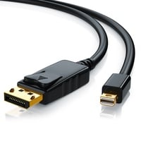 CSL Mini DisplayPort zu DisplayPort Audio- & Video-Kabel, FullHD