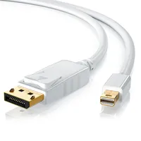 CSL Mini DisplayPort zu DisplayPort Audio- & Video-Kabel, FullHD