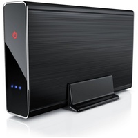 Aplic USB 3.0 Festplattengehäuse 3,5 Zoll extern - gebürstetes