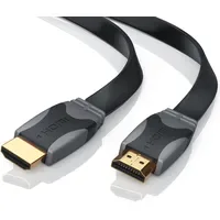 CSL HDMI-Kabel 1.4a 5 m grau/schwarz