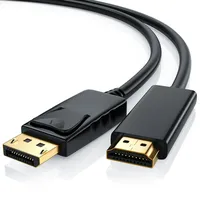 CSL DisplayPort zu HDMI Audio- & Video-Kabel, DP Monitor