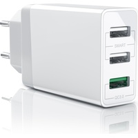 Aplic USB-Ladegerät 3000 mA, 3-Port Netzteil, Quick Charge 3.0,