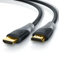 CSL HDMI-Kabel 2.1 HDMI Typ A 10 m grau/schwarz
