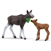 Schleich WILD LIFE 42629 Elchkuh mit Kalb