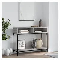 VidaXL Konsolentisch Grau Sonoma 100x30,5x75 cm Holzwerkstoff