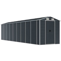 VidaXL Gerätehaus Anthrazit 191x810x198 cm Verzinkter Stahl