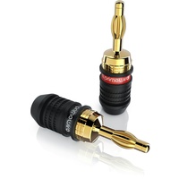 Primewire Audioadapter Bananenstecker für Kabel bis 3,5mm2 für Verstärker,