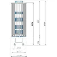 FinTec Björn 15 kW Premium Elektro-Saunaofen finnischer Stand-Saunaofen aus