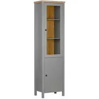 Homestyle4u Highboard 55 x 200 x 38 cm Grau
