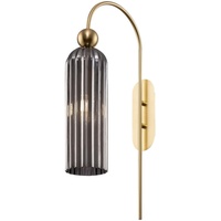 Maytoni Wandleuchte Gold, Metall, Glas, 10x53.5x23.5 cm, CE, gleichmäßige