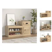 VidaXL Schuhschrank Sonoma-Eiche 100x42x60 cm Holzwerkstoff