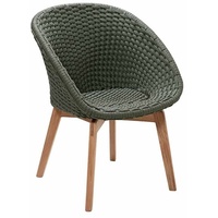 Cane-Line Sessel Peacock - RODGR - Dark green