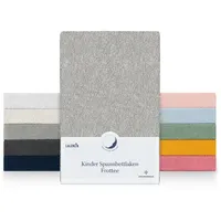 Laleni Frottee Spannbettlaken 40x90cm - Oeko-TEX Zertifiziertes Bettlaken, Faltenfreie