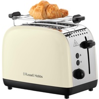 Russell Hobbs Toaster 2 Scheiben] 1600 W Cremefarben, Silber