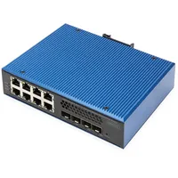 Digitus DN-65 Industrial Railmount Gigabit Managed Switch, 8x RJ-45,