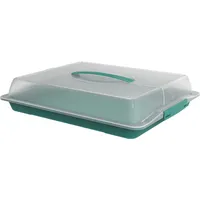 Rotho Partybutler, Kunststoff (PP) BPA-frei, türkis/transparent, (47,5 x 39