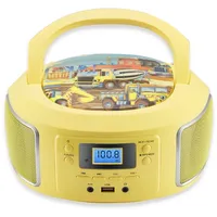 Cyberlux tragbarer Kinder CD-Player CD/MP3 USB Kinder Radio gelb