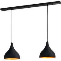 Bamyum Pendelleuchte Ø 2 Flammig, 26 Cm Schwarz Lampe