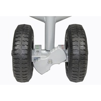 Beachtrekker Bollerwagen faltbar silber Feststellbremse