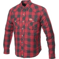 BÜSE Fairbanks Hemd/Textiljacke - Rot/Schwarz - XL