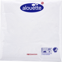 Alouette Servietten weiß 3-lagig 33,0 x 33,0 cm, 30