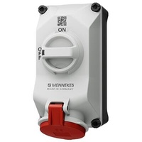 Mennekes Wandsteckdose 32 A IP44 Grau 1 St.