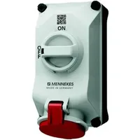 Mennekes Wandsteckdose 32 A IP44 Grau 1 St.