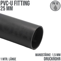 Tubofuro(pt) Mega Druckrohr 1,00 m glatt pvc-u ø 25