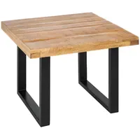 Riess-Ambiente Couchtisch IRON CRAFT Braun Mangoholz 60 x 45