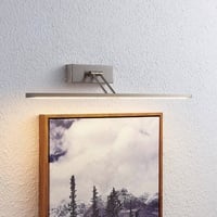 LUCANDE Thibaud LED-Bilderleuchte, nickel, 51,4 cm