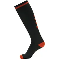 Hummel Elite Indoor Socken schwarz/rot 43-45