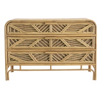 Miliboo Kommode Rattan 3 Schubladen GALON
