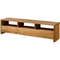 Massivmoebel24 PURE OAK TV-Lowboard 191x45x50 cm Beige Massivholz