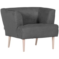 Hom'in Hom`in Sessel Dunkelgrau, Textil, Buche, massiv, 85x71x80 cm,