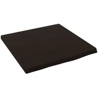 VidaXL Waschtischplatte Dunkelgrau 40x40x4 cm Massivholz Behandelt