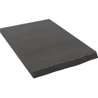 VidaXL Waschtischplatte Dunkelbraun 40x60x(2-4)cm Massivholz Behandelt