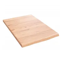 VidaXL Waschtischplatte Hellbraun 40x60x2 cm Massivholz Behandelt