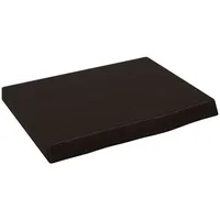 VidaXL Waschtischplatte Dunkelbraun 40x30x(2-4)cm Massivholz Behandelt
