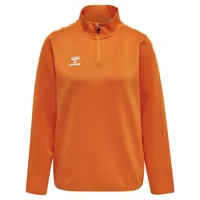 Hummel Core XK 1/2-Zip Sweatshirt Damen orange tiger S