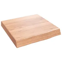 VidaXL Waschtischplatte Hellbraun 40x40x(2-6) cm Massivholz Behandelt