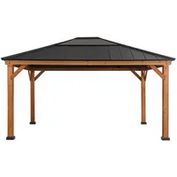 Sunjoy Zedernholz Gazebo ernir - 393cm x 452cm,