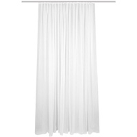 Heine HOMEbasics 41694 Store/Gardine 'FLAMIO', transparenter Fertigstore, Weiß, Größe:225